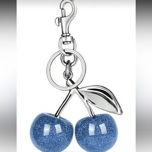 Cherry blue bag, charm